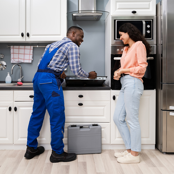 can you provide an estimate for cooktop repair before beginning any work in Franklin City County VA